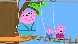 The Very Wobbly Bridge 🪵  Peppa Pig Official Fu