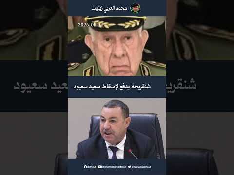 شنڤريحة يدفع لإسقاط سعيد سعيود...