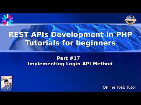 Learn PHP Rest API Development with JWT Token for Beginners 17 Implementing Login API Method