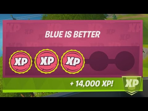 🔵 All Week 4 XP Coins - FASTEST Way To Collect XP Coins - Fortnite Season 3 Chapter 2