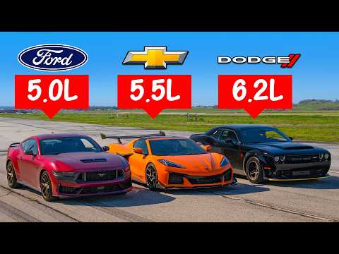 최고의 V8을 만드는 제조사는?! 드래그 레이스!