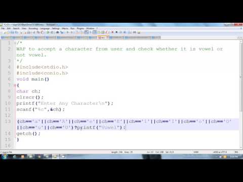 C Programming The First C Language Program Part 1