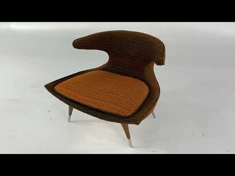 Karpen of California Mid Century Horn Chair