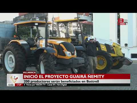 “Guairá Ñemity” dio inicio y beneficiará a 200 agricultores de Dr. Bottrell