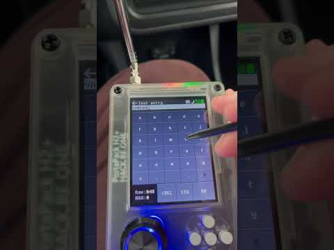 HackRF Portapack manipulating car radio display by transmitting RDS channel name