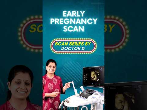 Early pregnancy scan | Scan Series by Doctor D👩🏻‍⚕️🩺 #shorts #pregnancyultrasound