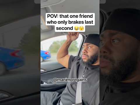 Pushing the imaginary brakes. That's literally my dad 😭 #driving #funny #passenger #drivinganxiety