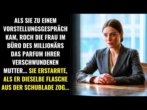 BEIM VORSTELLUNGSGESPRÄCH ERSTARRTE SIE — DER MILLIONÄR HATTE DAS PARFUM IHRER VERSCHWUNDENEN MUTTER