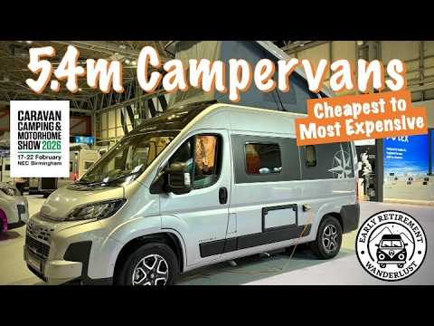 5.4m Campervans - From the Cheapest to the Most Expensive - Highlights from the 2026 NEC Show