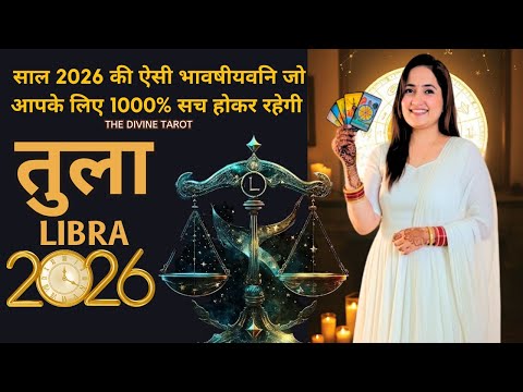 तुला राशि 2026 की बड़ी भविष्यवाणी जो सच होकर रहेंगी | TULA Rashi 2026 | LIBRA | THE DIVINE TAROT