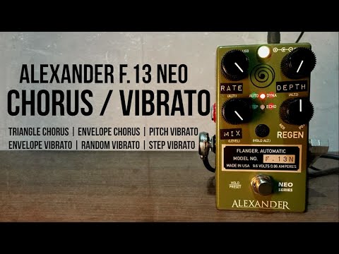 Alexander Pedals F-13 Neo Flanger 2015 - Present - Army Green imagen 9