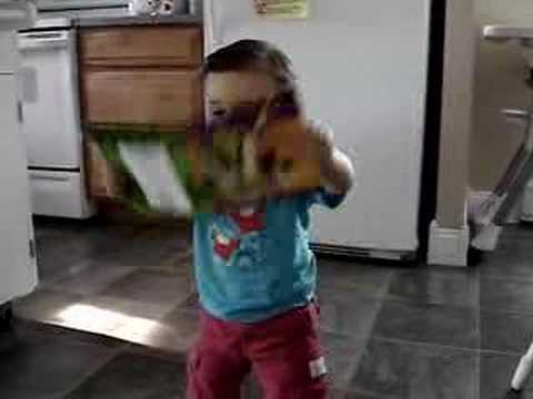 Matthew and his Shrek Birthday Card