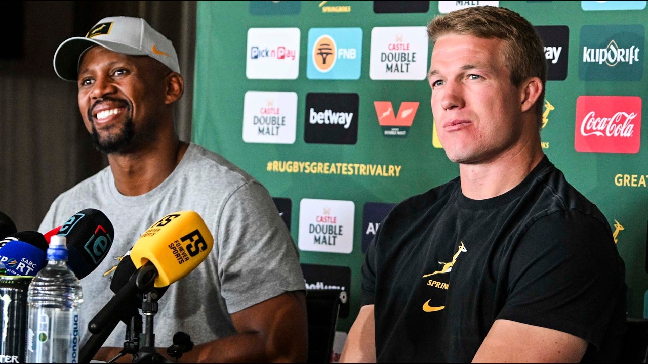 Pieter-Steph du Toit and Mzwandile Stick | Springbok Press Conference | 21 August 2026
