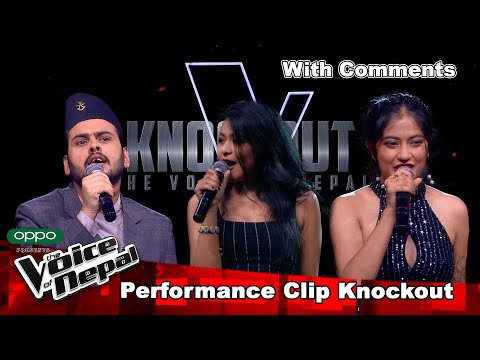 Utsav Vs Deeksha Vs Niharika | With Comments | Knockout |The Voice of Nepal Season 3 - 2021