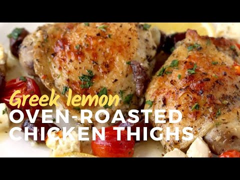 Greek-Style Dinner: Oven Roasted Lemon Chicken Recipe