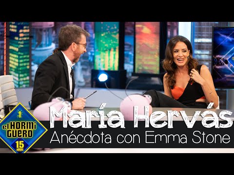 María Hervás revela una divertida anécdota con Emma Stone: “La seguí al baño y…” - El Hormiguero
