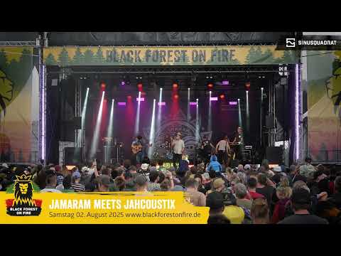 Jamaram meets Jahcoustix beim Black Forest on Fire Reggae Festival 2025 in Berghaupten