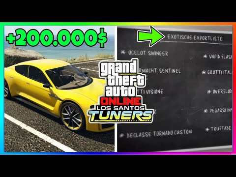 🛠Exotische Exportliste in der neuen Autowerkstatt❗Alle Fahrzeuge finden und Geld machen - GTA ONLINE