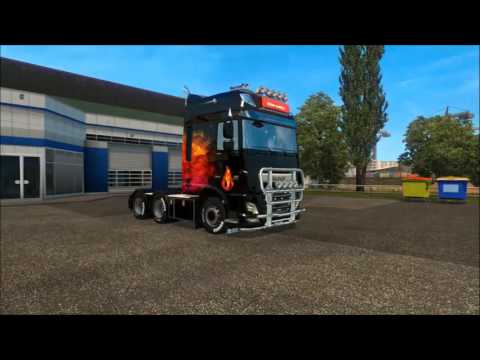 [ETS 2 v1.25] DAF XF E6 BY OHAHA 1.67 + ADDON CAB