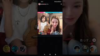 【tiktokライブ】かわいい2人　ハプニング