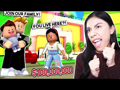 I BECAME A GOLD DIGGER SO I COULD LIVE IN A MILLIONAIRE MANSION! - Roblox Roleplay - Adopt Me Video