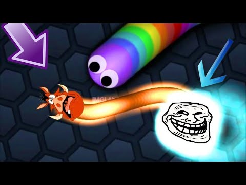Slither.io 1 Pro Tiny Snake Destroy Giant Snakes - Epic Slitherio Gameplay saamp wala game // worms