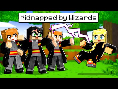 KIDNAPPED by WIZARDS in Minecraft!
