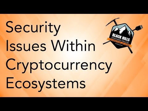 A Look Into Emerging Security Issues Within Cryptocurrency Ecosystems