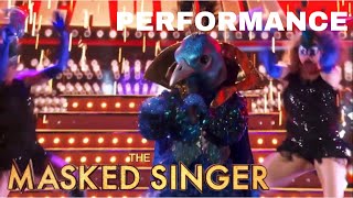 Peacock sings “Shake A Tail Feather” by Ray Charles | The Masked Singer | Season 1