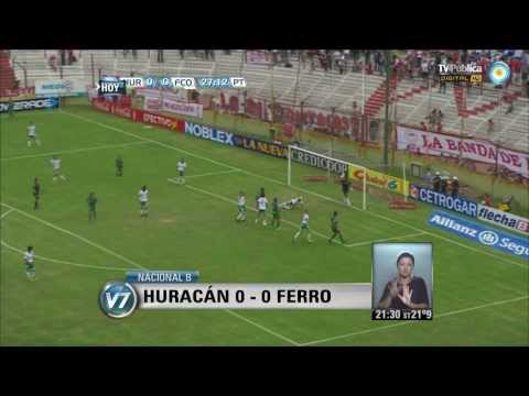 Visión 7: Nacional B: Huracán 0 - 0 Ferro