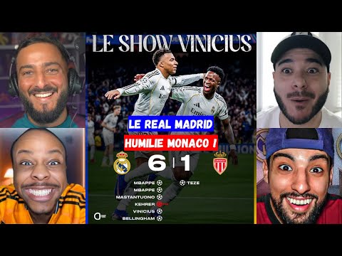 🚨 LE REAL MADRID HUMILIE MONACO 6-1 ✅ MBAPPÉ ET VINICIUS EN FEU 🔥