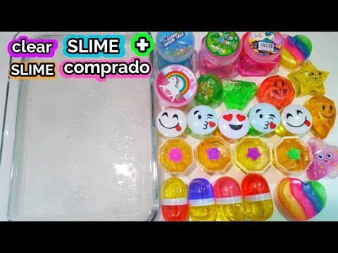 Mezclando clear slime con slime comprado Video