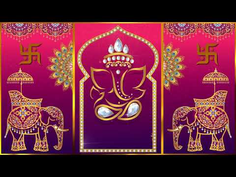 Diamond Ganesha | Wedding Theme | Vj Loop | Vjing |Motion Background | by Musicom HD