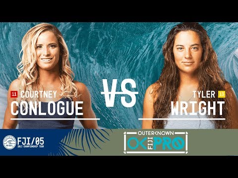 Courtney Conlogue vs. Tyler Wright - Semifinals, Heat 1 - Outerknown Fiji Women's Pro 2017