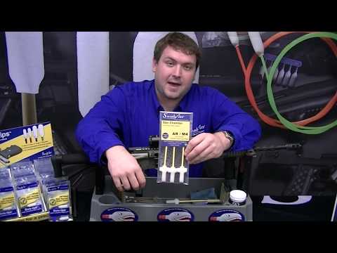 Swab-its® Star Chamber Cleaning Foam Swabs™ Cleaning Yankee hill Machine AR-15 with Magpul furniture