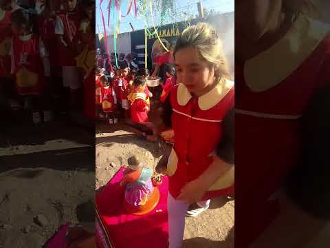 Ceremonia a la Pachamama en la escuela en La Merced, Salta, Argentina PARTE 4