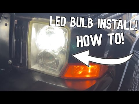 2005-2010 Jeep Commander Headlight Bulb Replacement & Installation