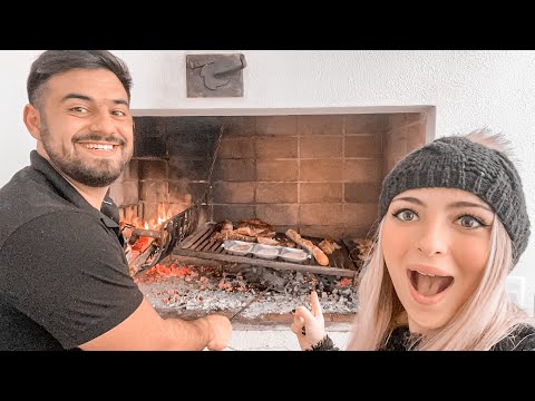 ASI ES EL VERDADERO ASADO URUGUAYO *es mas rico que el Argentino*