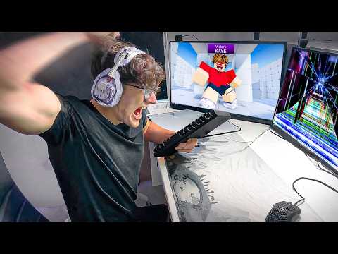 I 1v1'd YouTuber Until He BROKE HIS SETUP!!