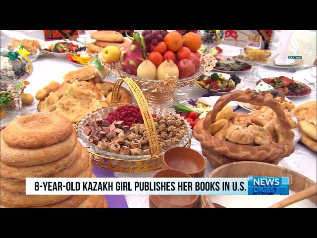 8-year-old Kazakh girl publishes her books in U.S.