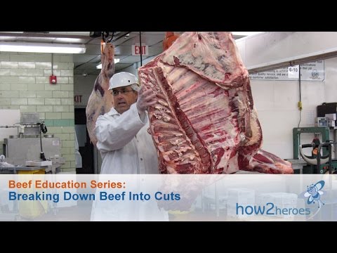 Breaking Down Beef Into Cuts: Beef Education Butcher...