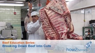 Breaking Down Beef Into Cuts: Beef Education Butcher Series