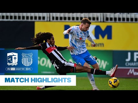 Highlights | Barrow AFC 2-2 Grimsby Town
