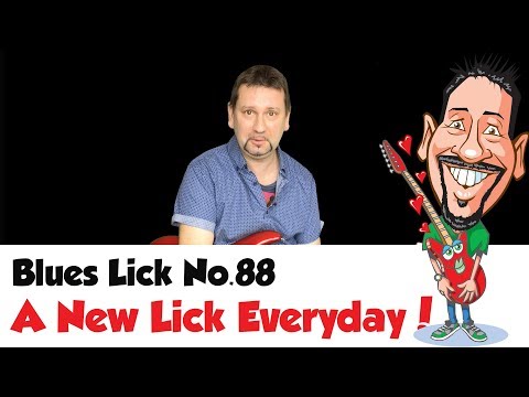 Rhythmic E Blues lick - Daily Blues Licks #88