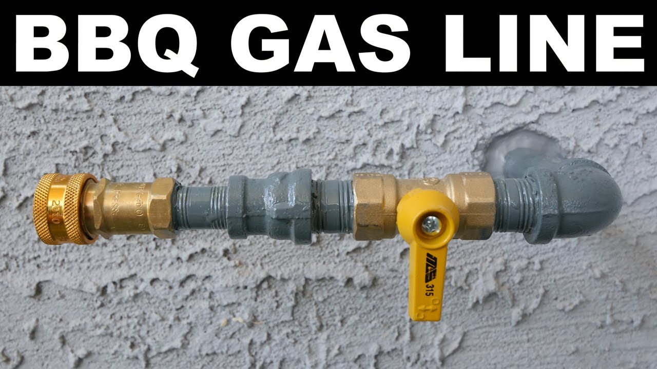 Watch video Natural Gas BBQ Grill Gas Line Install Now Natural Gas BBQ Grill Gas Line Install