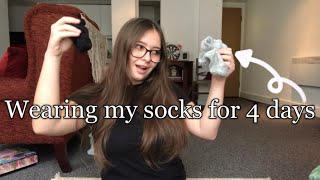 Wearing the same socks for 4 days… Selling my used SOCKS…