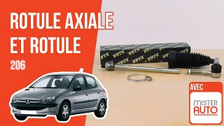 Youtube thumbnail of video "Changer la Rotule axiale et la Rotule de Direction Peugeot 206 🚗"