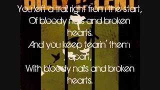 Billy Talent - Bloody Nails &amp; Broken Hearts with Lyrics