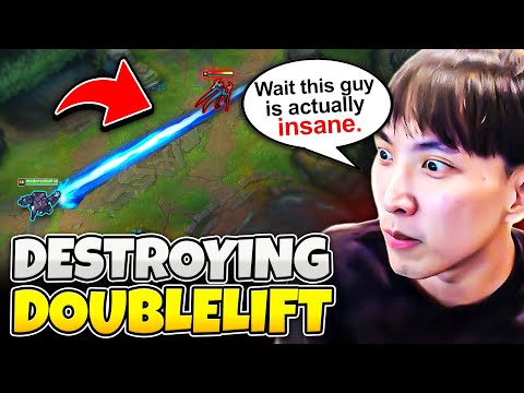 I Found Doublelift in Solo Queue and he thought I was scripting... (ZWAG VS. DOUBLELIFT)