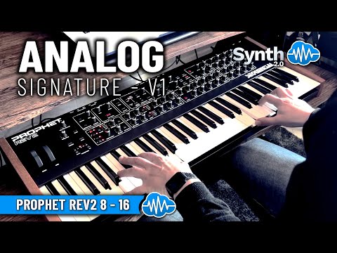 ANALOG SIGNATURE V1 (36 presets) | SEQUENTIAL PROPHET REV2 ( 8 - 16 voices ) | SOUND LIBRARY